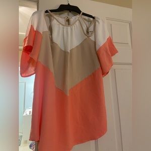 Plus size off the shoulder top